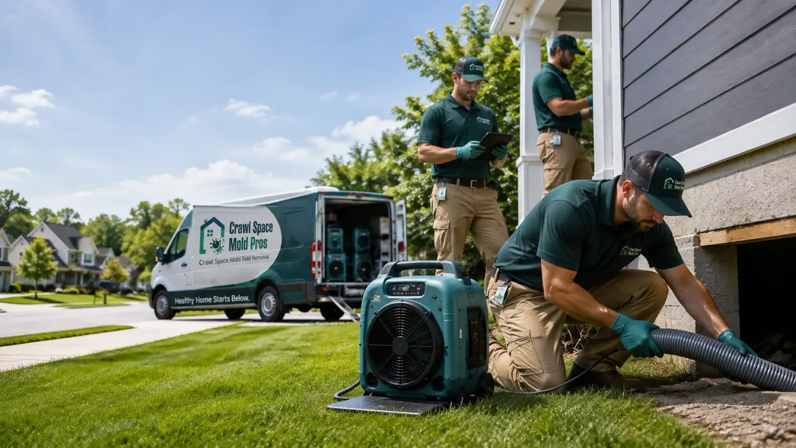 Crawl Space Mold Removal in Glenpool, OK